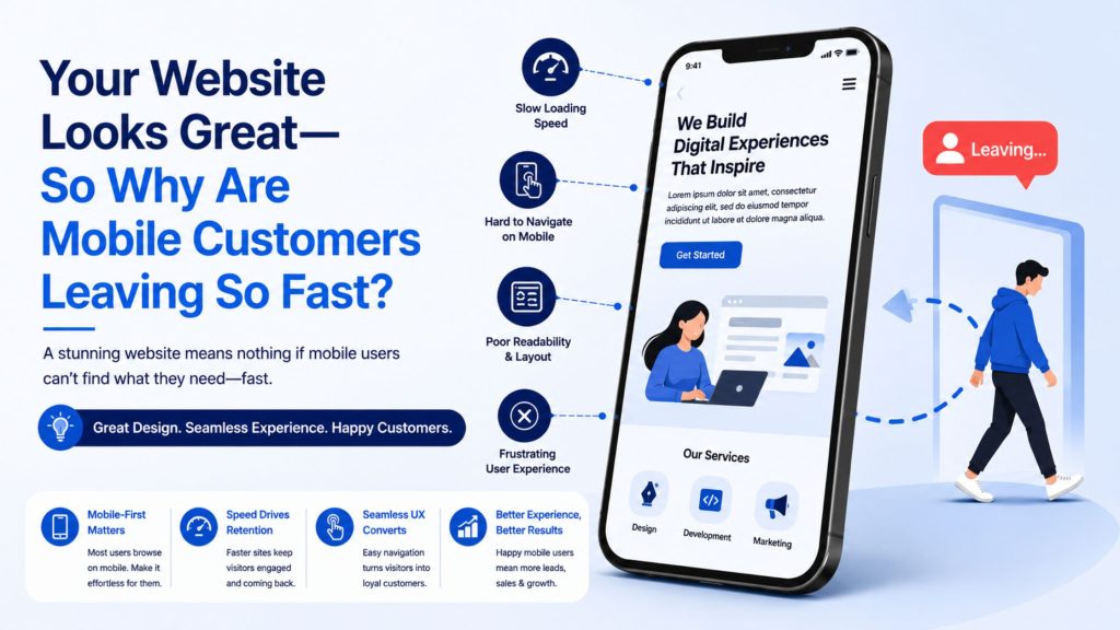 Your Website Looks Great—So Why Are Mobile Customers Leaving So Fast?